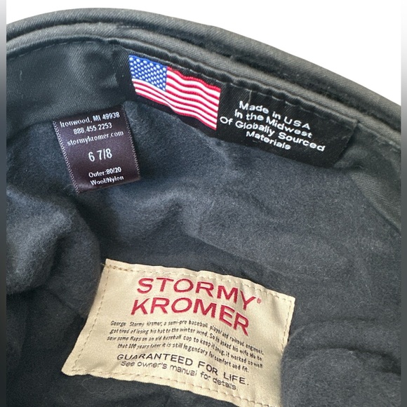 Men’s Stormy Kromer Original Adirondack Plaid Wool Cap with Bow Accent - 6 7/8 - Picture 10 of 14